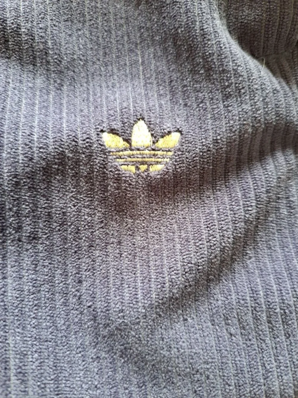 Adidas Originals Navy Corduroy Basketball 3 Stripe Shorts XL Mens Drawstring